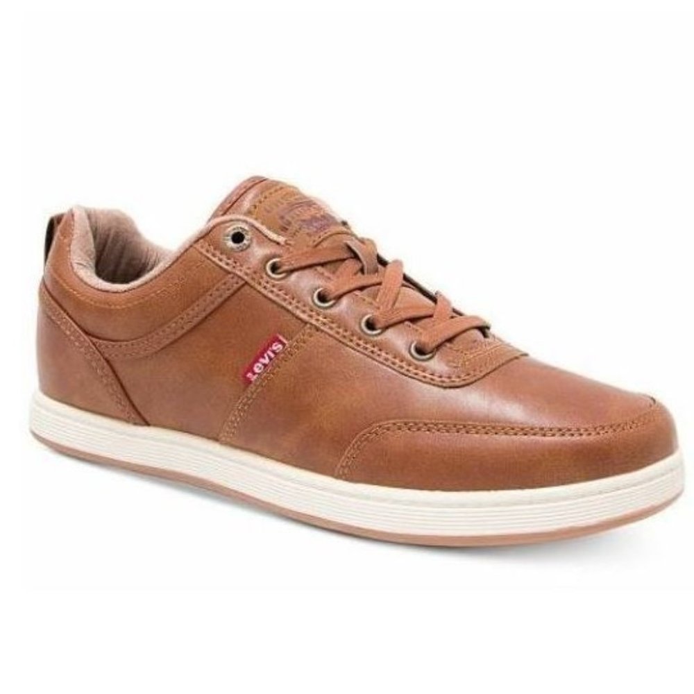 Levi's Men's Desoto Burnish Low-Top Sneakers Tan Size 8.5